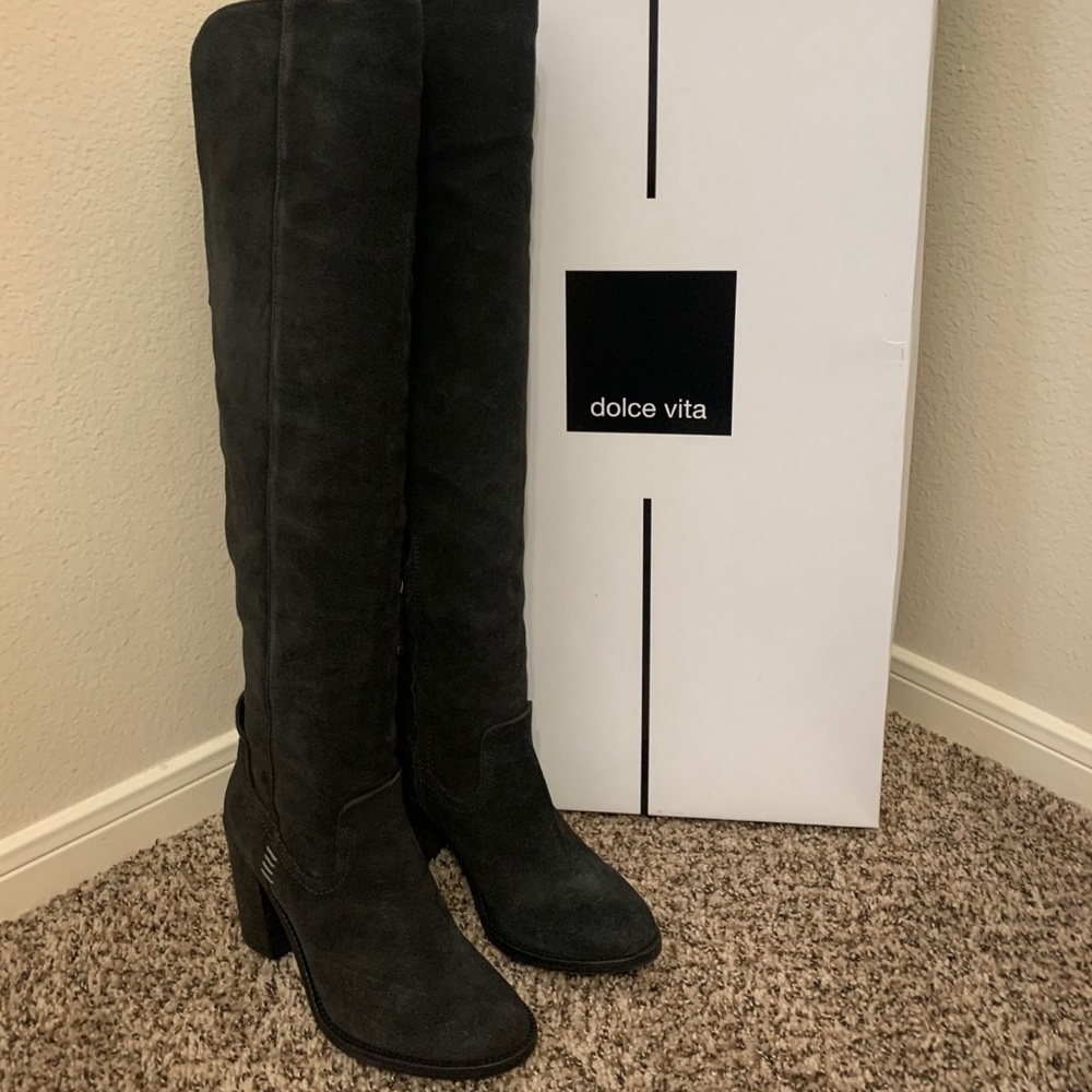 Gently worn - Over the knee suede Dolce Vita boots